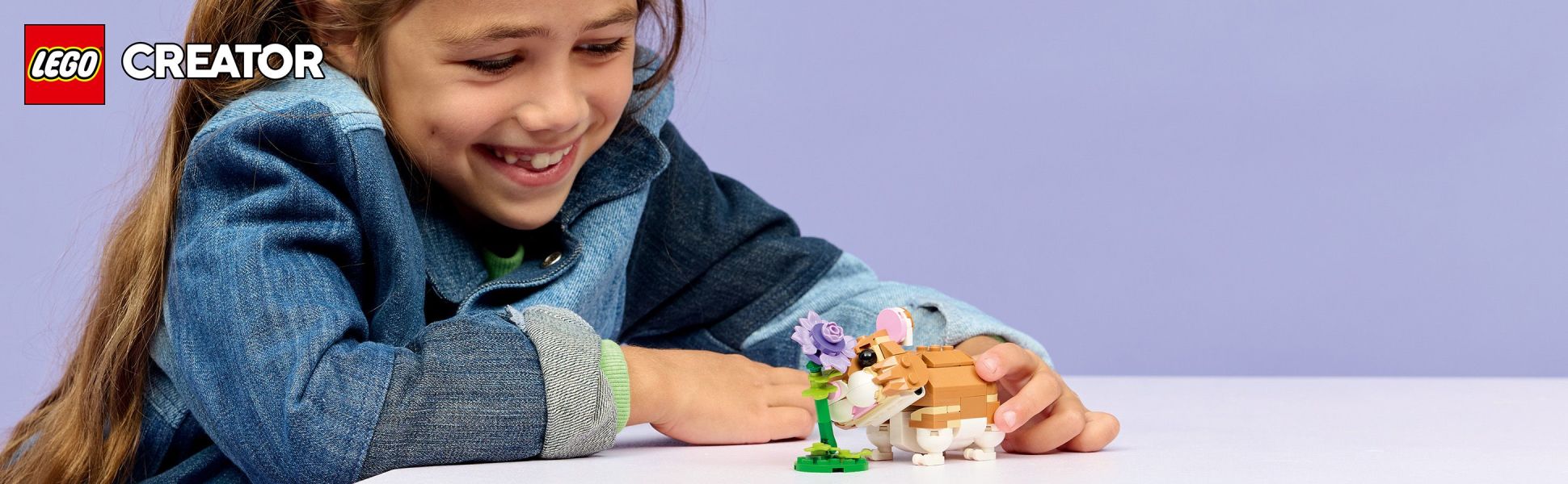 LEGO Creator 3 in 1 Cute Hamster with a Flower Building Toy Ages 7