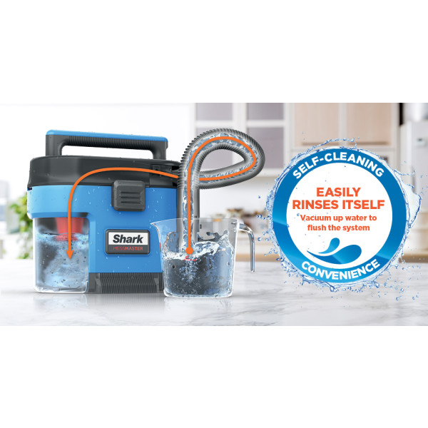 Shark MessMaster Portable Wet/Dry Vacuum, Small Shop Vac, 1 Gallon  Capacity, Corded, Handheld, Perfect for Pets & Cars Blue VS101 - Best Buy