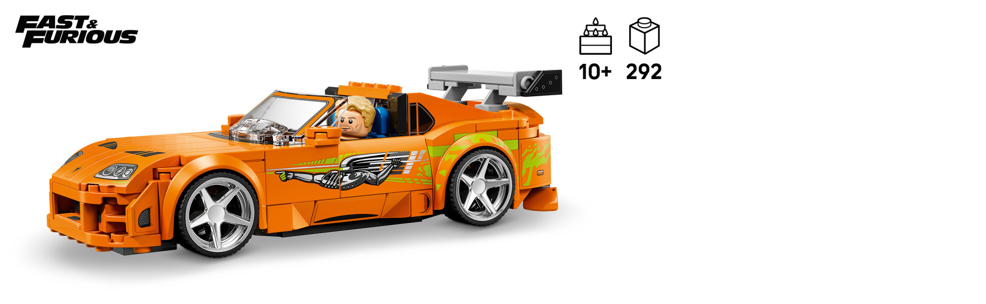 LEGO Speed Champions The Fast and The Furious Toyota Supra MK4