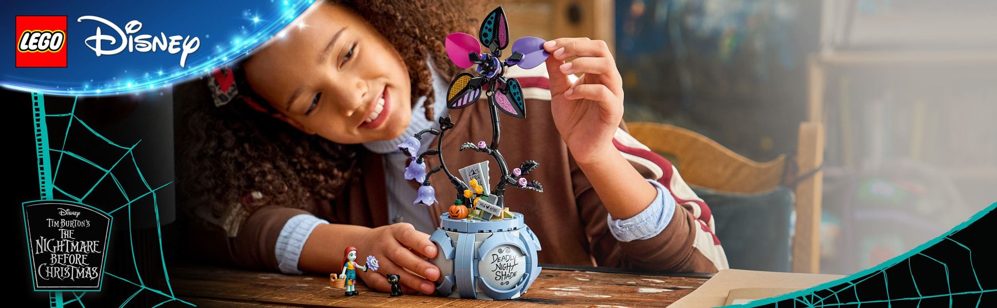 Inspire imaginative play with this creative LEGO | Disney building toy that doubles as creepy-cool room decor.
