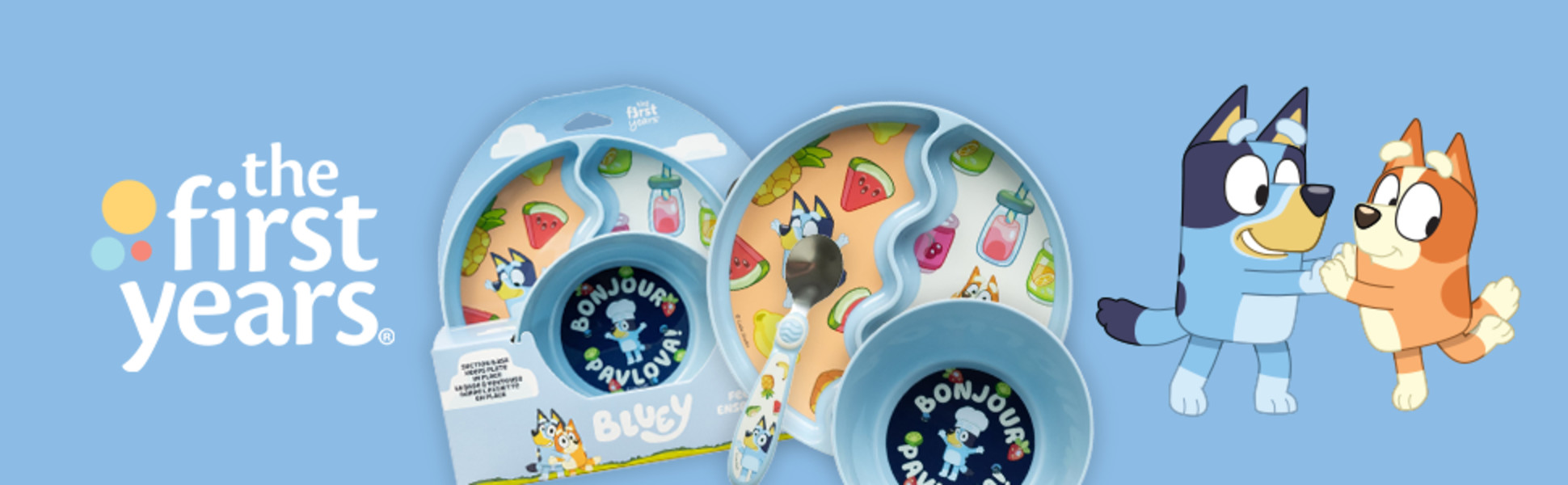 Bluey – Dine In With Bluey 32-Piece Wooden Toy Set Includes