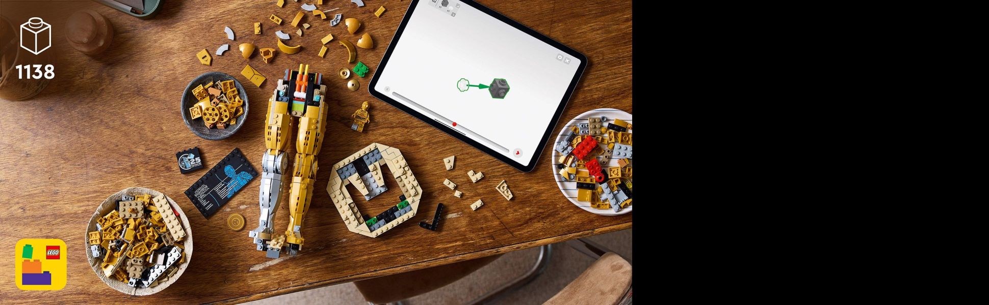Zoom in and rotate your construction model in 3D, track your progress and more with the LEGO Builder app.