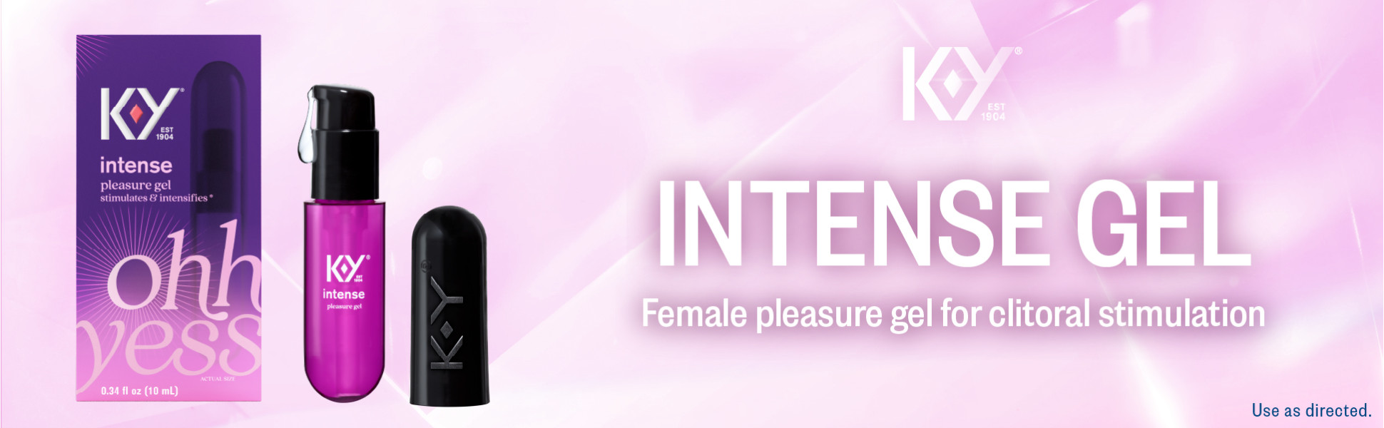 K-Y Intense Pleasure Gel, Personal Lubricant and Massage Gel, Water-Based  Formula, Safe to Use with Natural Rubber Latex and Polyisoprene Condoms,  For Men, Women and Couples, 0.34 FL OZ - Walmart.com