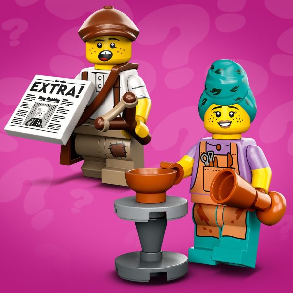 LEGO Minifigures Series 24 71037, bolsa ciega de minifiguras misteriosas de  edición limitada, juego 2023, personajes coleccionables con accesorios de
