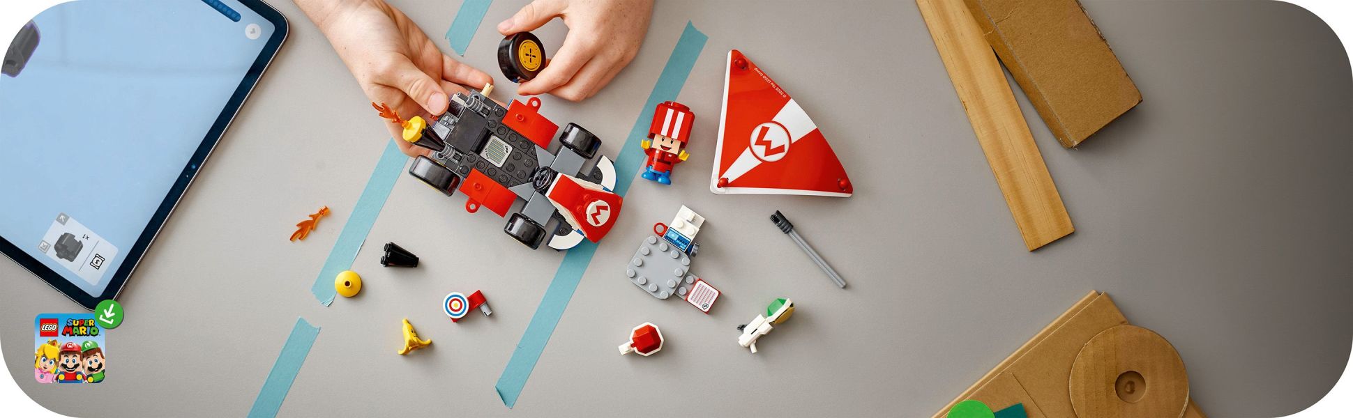 Find easy-to-follow building instructions for this Nintendo character playset in the box or on the LEGO Super Mario app.