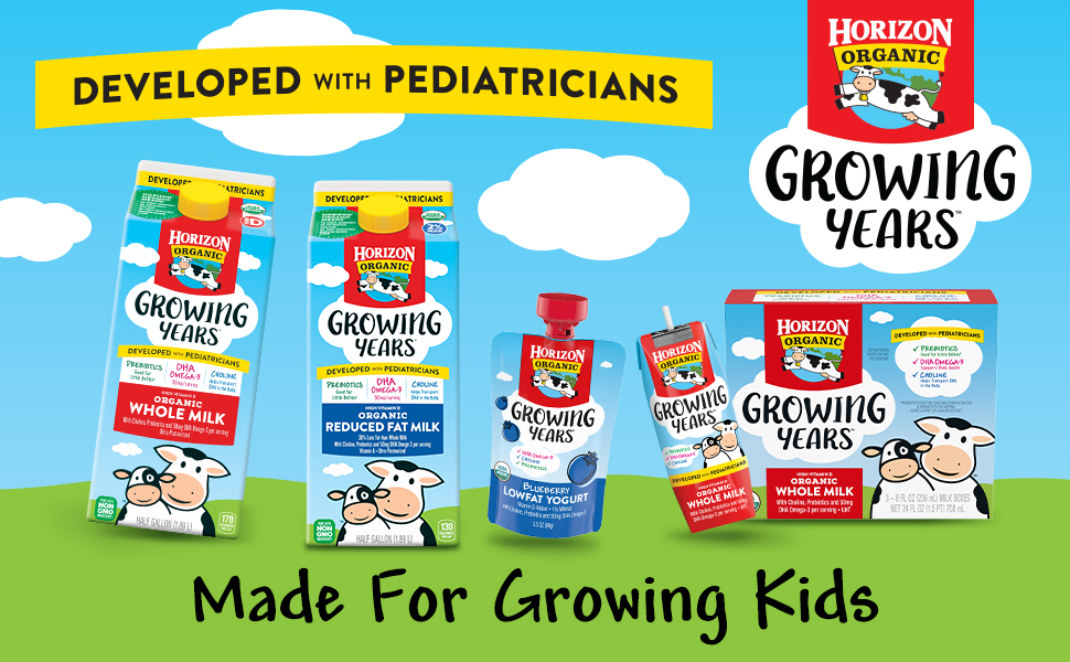 Horizon Growing Years® Organic Whole Milk for Kids