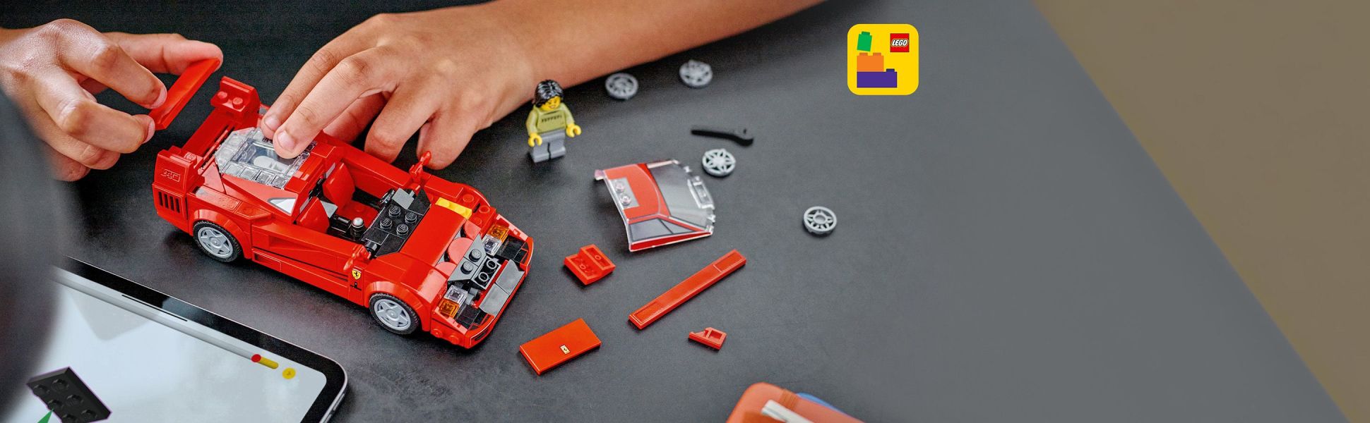 Builders can save progress, zoom in and rotate their vehicles in 3D with the LEGO Builder app.