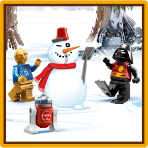 LEGO Star Wars 75340 Le Calendrier de l’Avent 2022, 24 Mini-Jouets, Cadeau  avec Figurines
