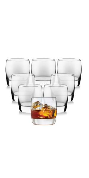 Libbey Kentfield Rocks Cocktail Glasses, 12oz, Set of 8
