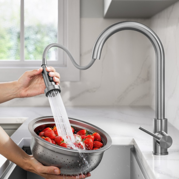 KRAUS Bolden Touchless Sensor 2-Function Single Handle Pull Down