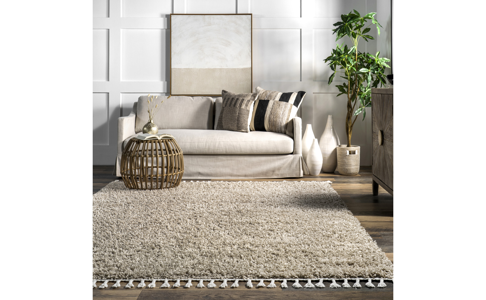 Bear Rock Limited Area Carpet Footcloth Floor Mat Plush Fluffy Living Room