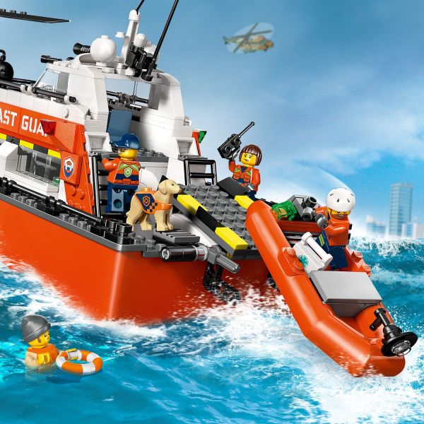 Kids can deploy the dinghy for waterborne rescue missions.