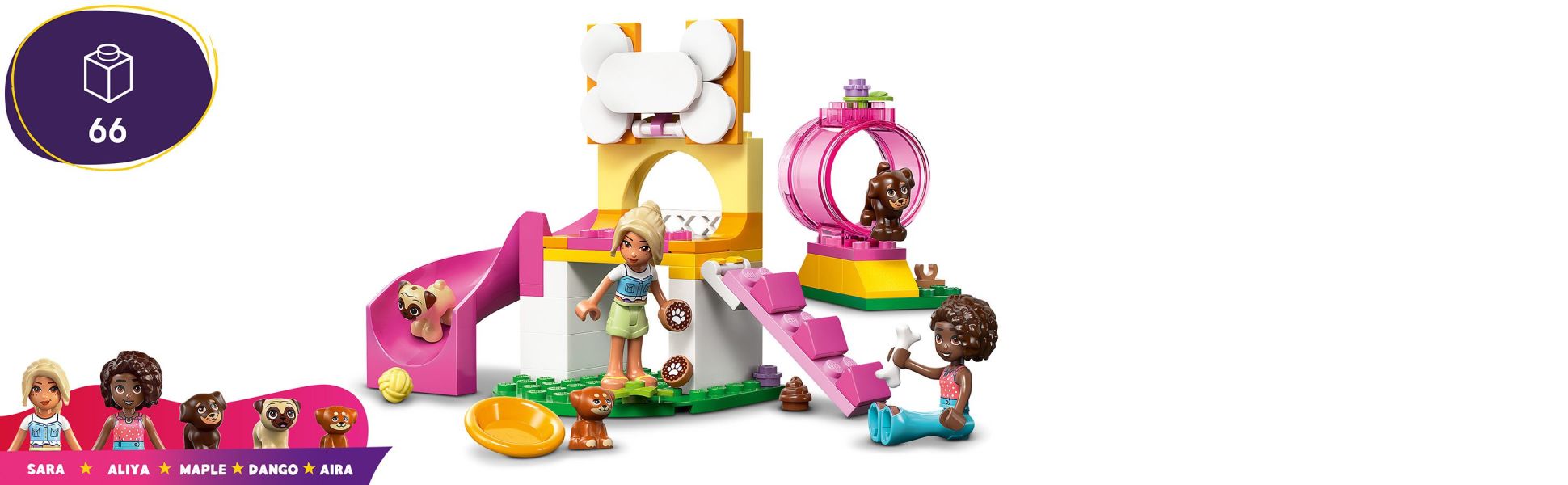 Inspire imaginative play for young builders with this set which includes helpful quick-start elements to get kids started on their building adventure.