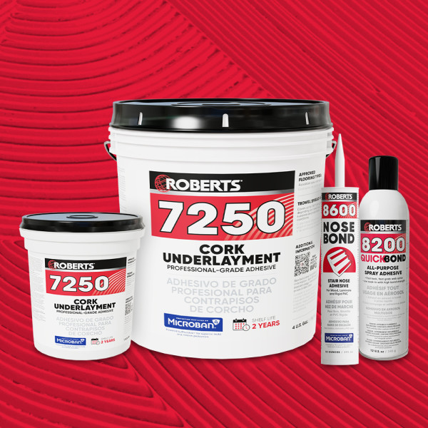 ROBERTS 7250 16 qt. (4 Gal.) Professional-Grade Cork Underlayment Floor Adhesive