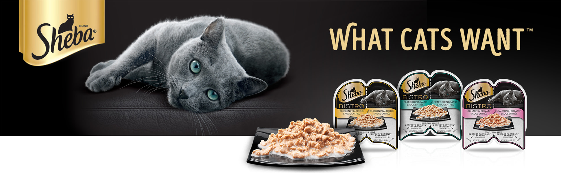 Sheba Perfect Portions Bistro Alfredo Chicken Wet Cat Food 2.64