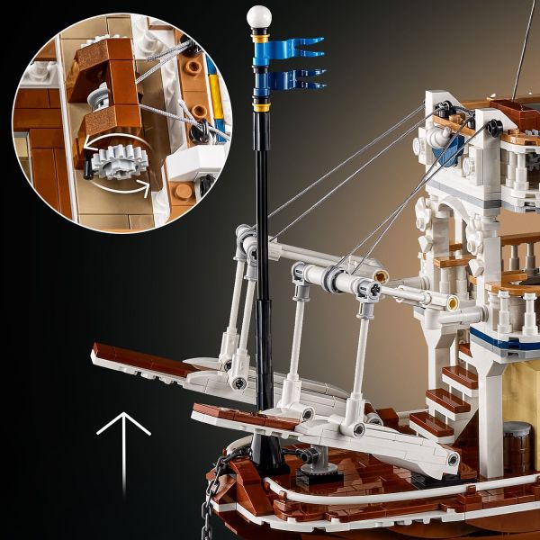 Raise and rotate the passenger-boarding stages.