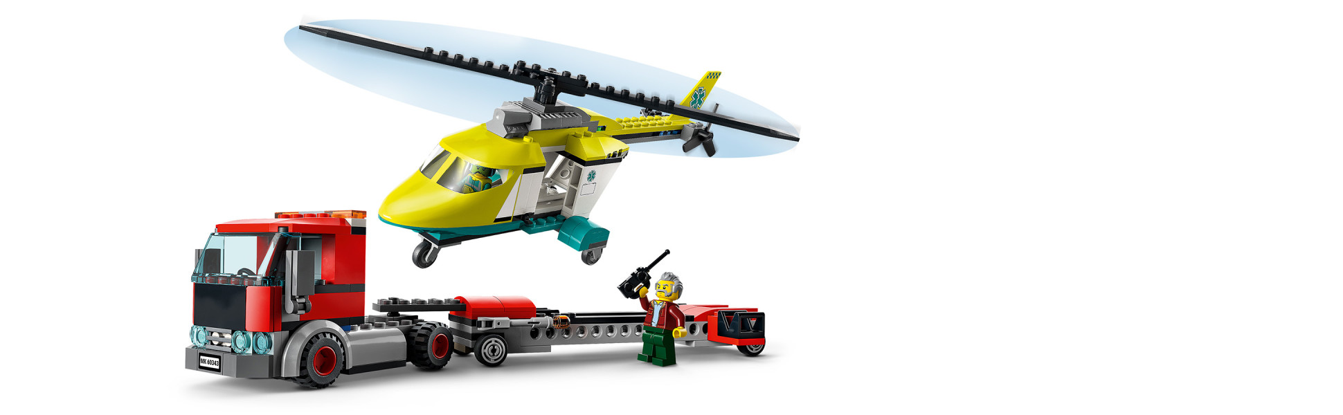 Lego city truck and helicopter sale