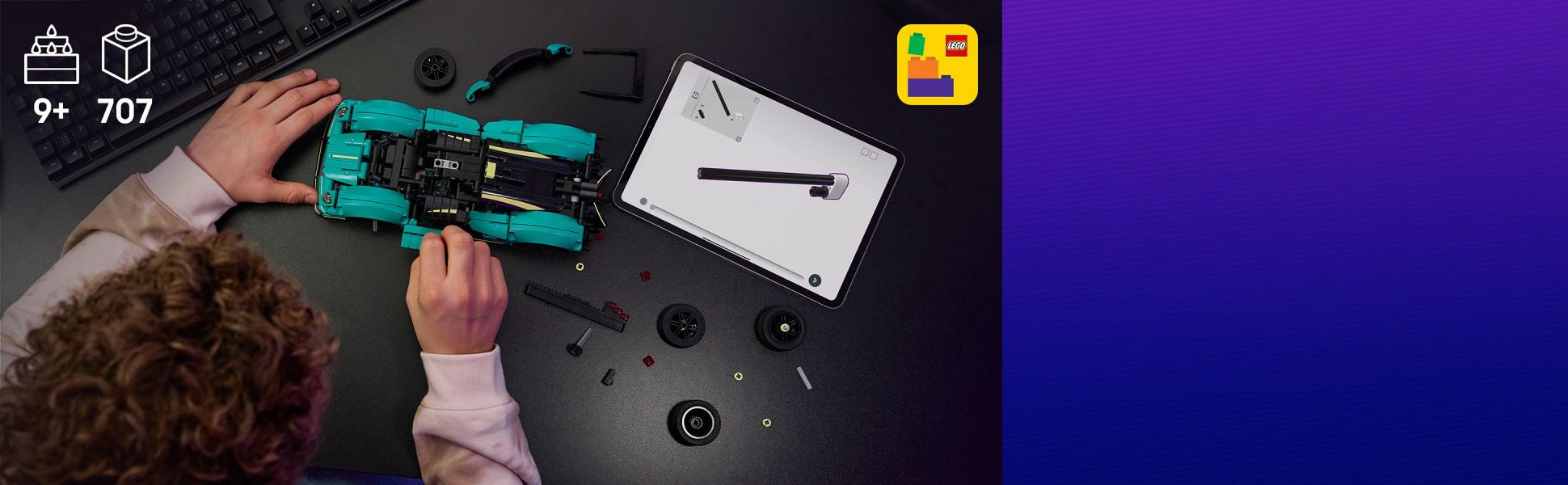 Builders can zoom in, rotate sets in 3D and track progress using the fun, intuitive LEGO Builder app.