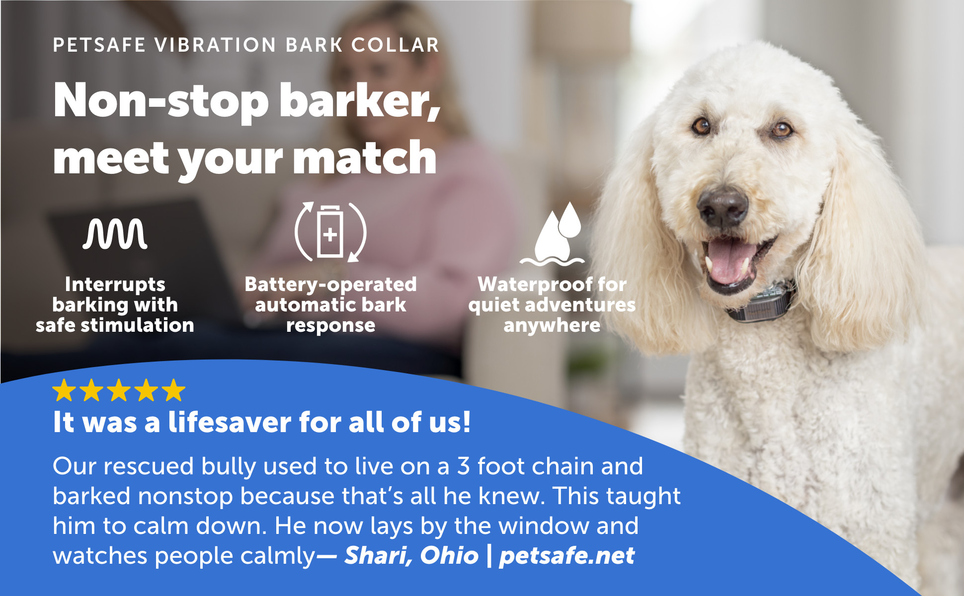 Petsafe vibration bark clearance control