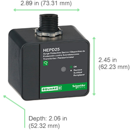 Square D 50 kA Universal Whole Home Surge Protection Device