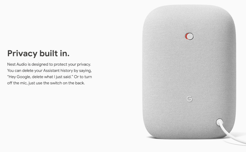 Google Nest Audio - Smart Home Speaker with Google Assistant 