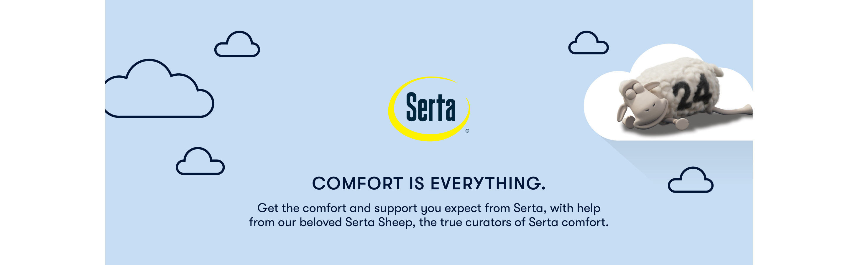 Serta® Nestled Night 10" Full Medium Firm Gel Memory Foam Mattress in a