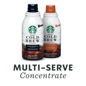 Starbucks® Cold Brew Single-Serve Concentrate Signature Black