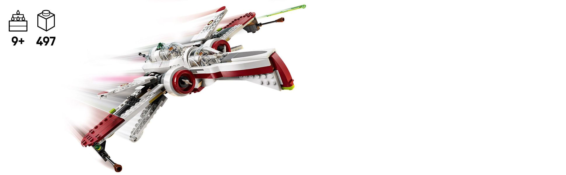 Young Star Wars fans can imagine being a Clone Pilot at the controls of an ARC-170 Starfighter in epic battles.