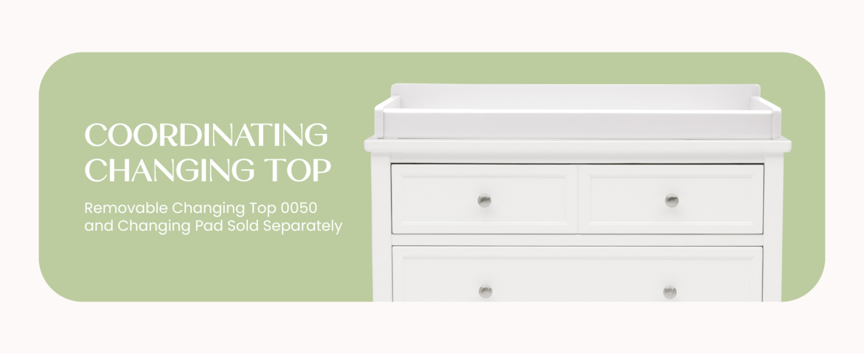 Delta Children Epic 3 Drawer Dresser with Interlocking Drawers