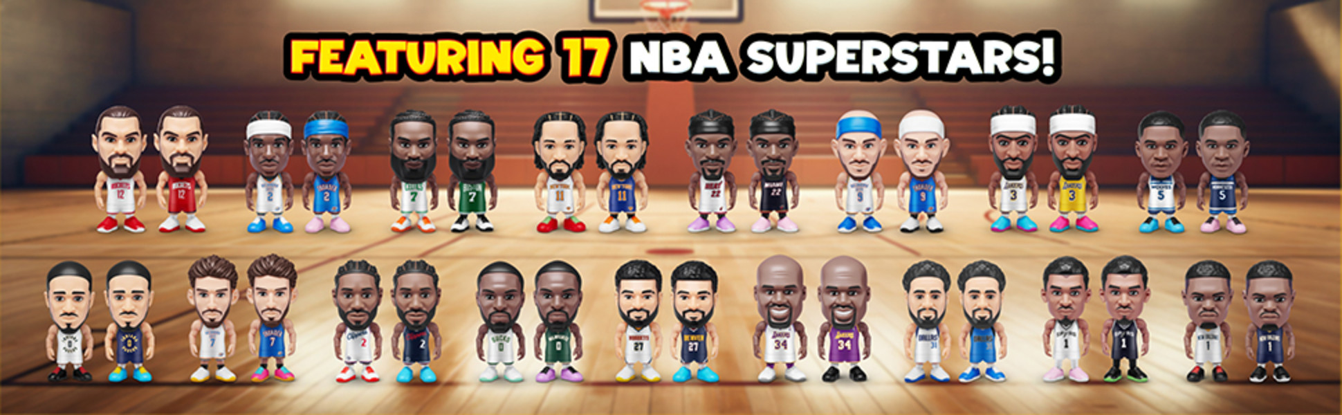 5 SURPRISE NBA Ballers Series 2 Basketball Themed Novelty
