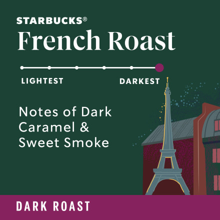 French Roast - Notes of dark caramel and sweet smoke