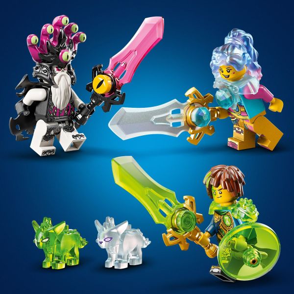 Includes collectible sword toys and 2 Treasure Creatures.
