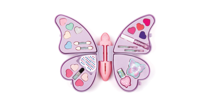 3C4G Butterfly Beauty & Cosmetic Set, 23 Pieces, Kids Ages 8+