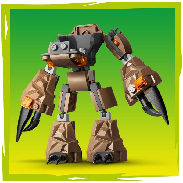 Playset includes a mini mech with posable features.