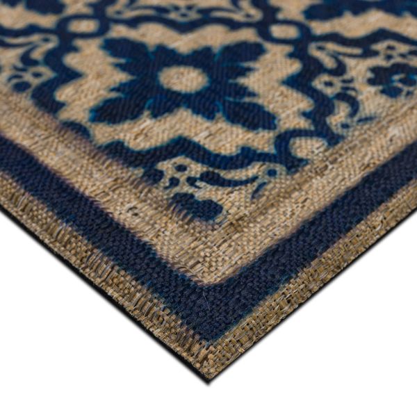 Mohawk Home Inspired Time Navy 18 in. x 30 in. Door Mat 956882