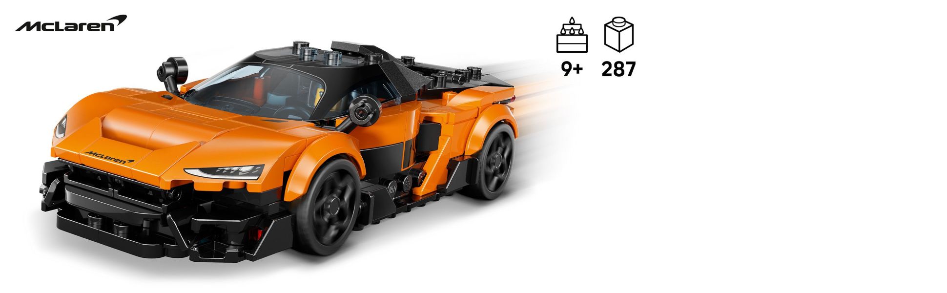 Own a LEGO model of the fastest ever accelerating road-legal McLaren car.