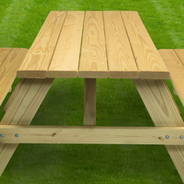 ProWood Homestead 72 Outdoor Wood Picnic Table Kit 492673