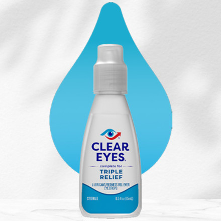 『EYE 770 CLEAR』 Clear Eyes 7 Symptom Relief Lubricant Eye Drops, 0.5 fl oz