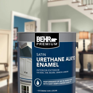Scuff-resistant BEHR Dynasty available in samples, one gallon and five gallon sizes