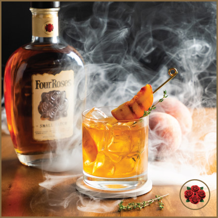 Four Roses Smoked Peach Bourbon Smash