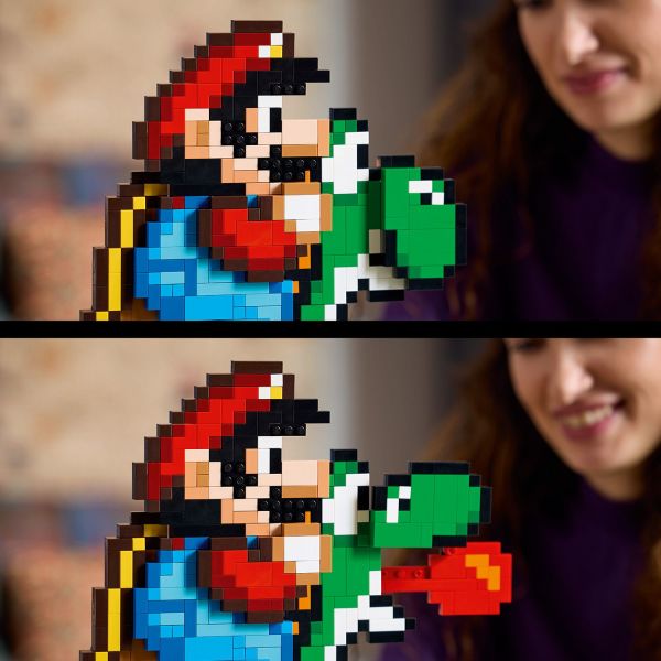 Rotate the dial to make Yoshi’s tongue pop in and out.