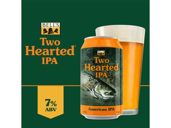 Bell‚Äôs, Craft Beer, Two Hearted IPA, 6 pack, 12 fl oz cans, 7