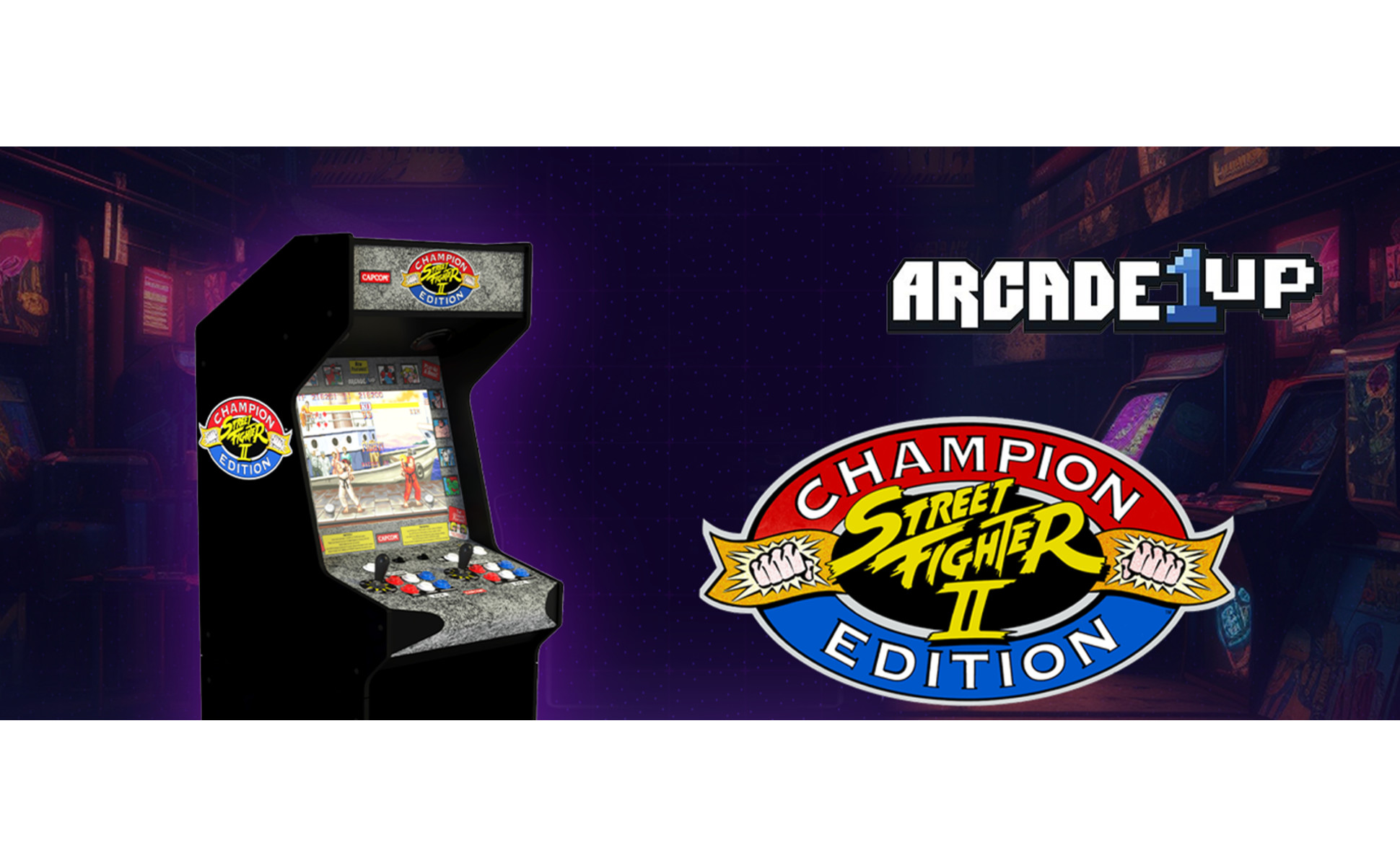 ARCADE1UP Street Fighter II CE HS-5 Deluxe 5 ft. Stand-Up ARCADE1UP Street Fighter II CE HS-5 Deluxe 5 ft. Stand-Up