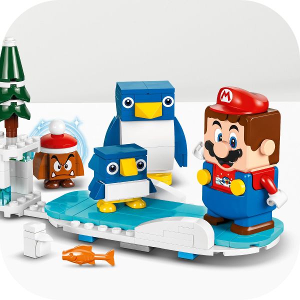 LEGO Super Mario Penguin Family Snow Adventure Expansion Set, Gift for  Gamers, Boys and Girls 71430 