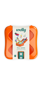 Welly First Aid Kit, Assorted Bandages and Ointments, 130 Count
