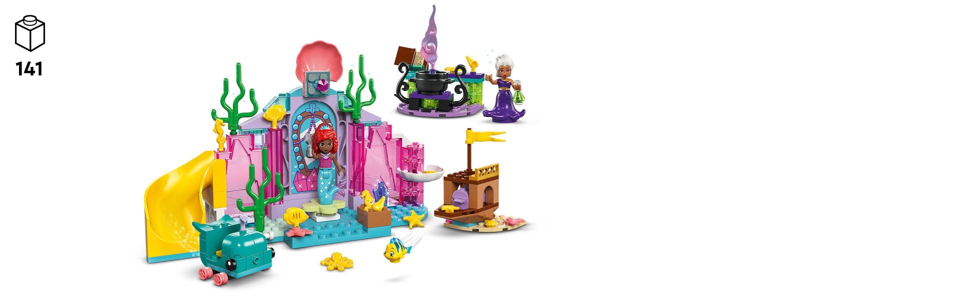 Includes a Starter Brick element, plus self-contained builds and a character in each bag, so play can happen fast.