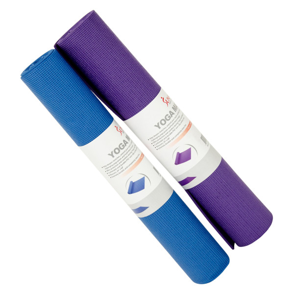 Sunny Health & Fitness Exercise Non-Slip Yoga Mat (Purple) - Thick