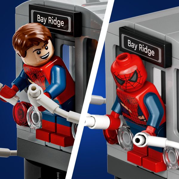 LEGO Marvel Spider Man vs. Doc Ock Subway Train Scene 76321