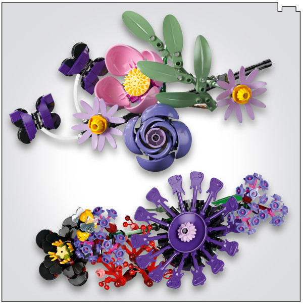 Arrange the flowers into a custom display.