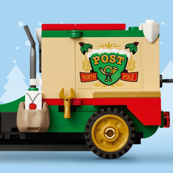 Includes a letter, Santa’s sack and a sticker sheet.